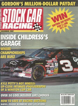 STOCK CAR RACING 1997 DEC - The World 100 - Donnie Moran, Southern 500, Bennett 